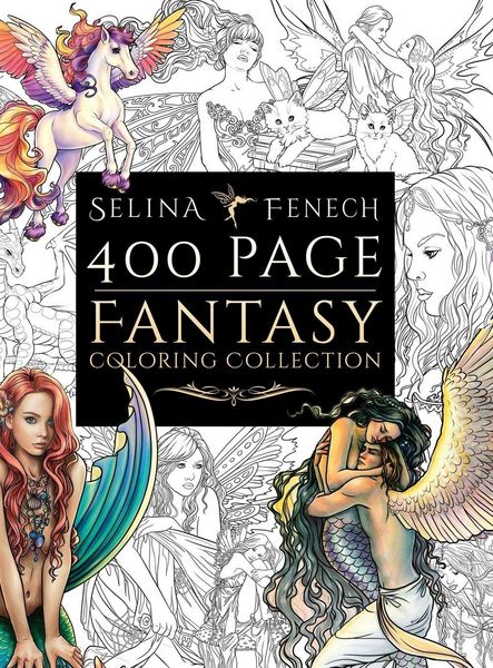 Produktbild: 400 Page Fantasy Coloring Collection