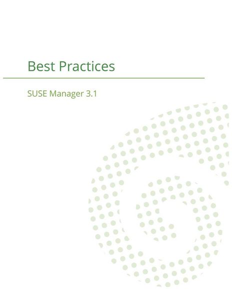 Produktbild: SUSE Manager 3.1
