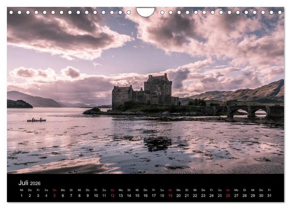Produktbild: Die Highlands - Schottlands rauher Nordwesten (Wandkalender 2026 DIN A4 quer), CALVENDO Monatskalender