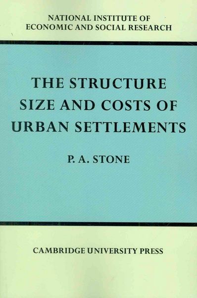Produktbild: The Structure, Size and Costs of Urban Settlements