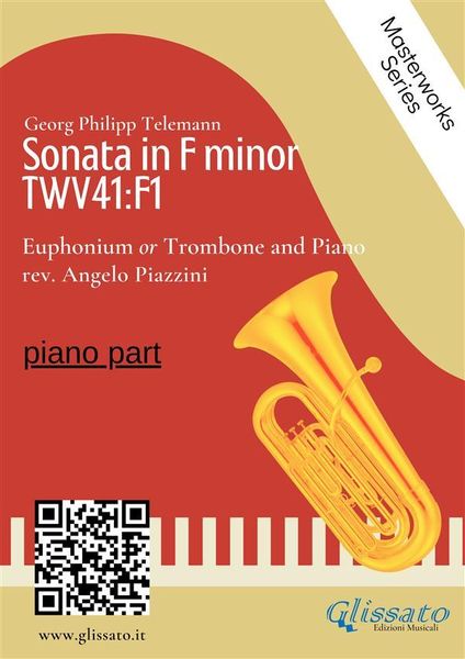 Produktbild: (piano part) Sonata in F minor - Euphonium or Trombone and Piano