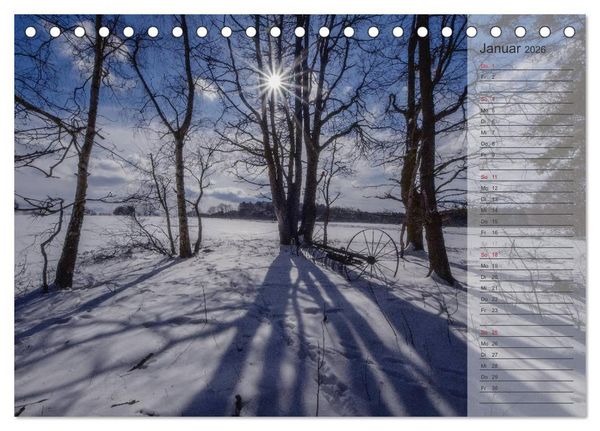 Produktbild: Unser Wald - Magische Sichten in norddeutsche W&auml;lder / Geburtstagskalender (Tischkalender 2026 DIN A5 quer), CALVENDO Monatskalender