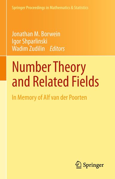 Produktbild: Number Theory and Related Fields
