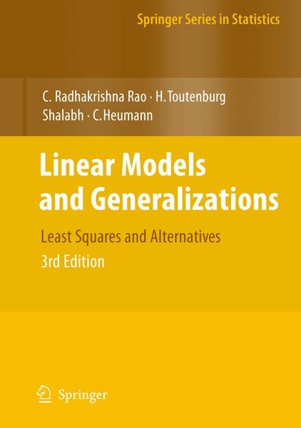 Produktbild: Linear Models and Generalizations
