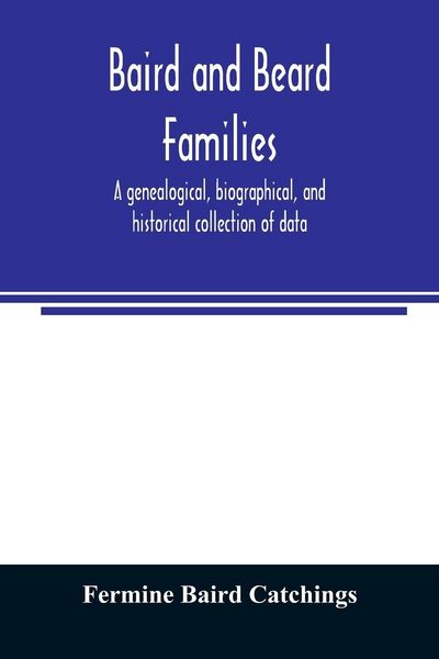 Produktbild: Baird and Beard families