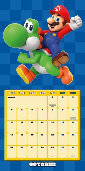 Produktbild: Nintendo &ndash; Super Mario 2027 &ndash; Wandkalender