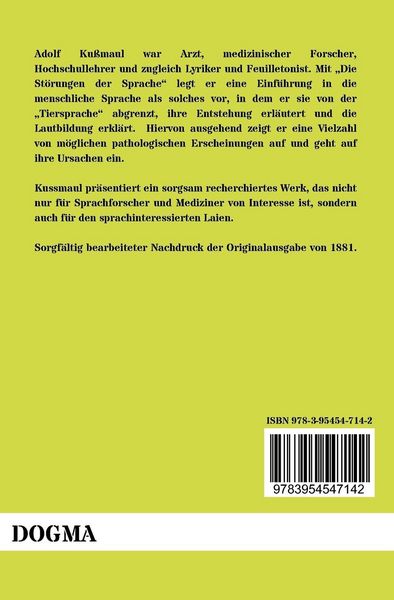 Produktbild: Die St&ouml;rungen der Sprache