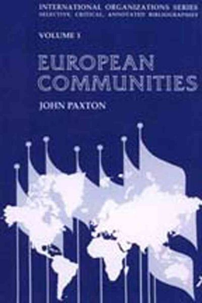 Produktbild: Paxton, J: European Communities