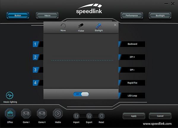 Produktbild: SPEEDLINK DECUS NX RGB Gaming Mouse, white