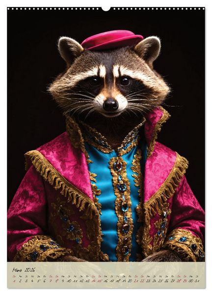 Produktbild: Barocke Tierportraits - Kunst und Klassik (hochwertiger Premium Wandkalender 2026 DIN A2 hoch), Kunstdruck in Hochglanz