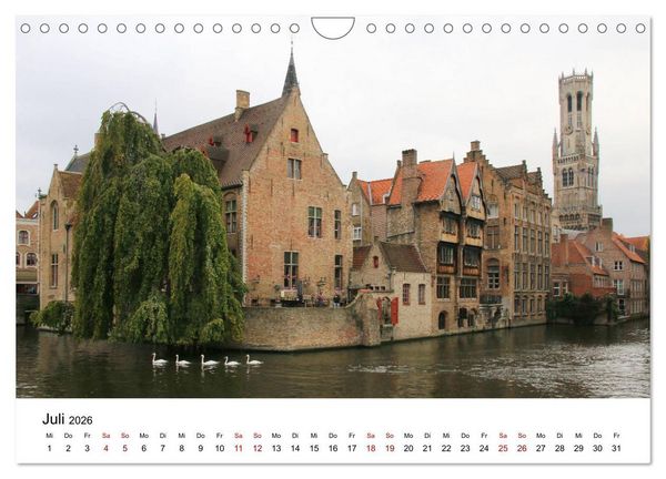 Produktbild: Br&uuml;gge - Eine mittelalterliche Stadt (Wandkalender 2026 DIN A4 quer), CALVENDO Monatskalender