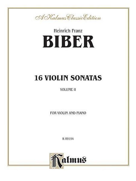 Produktbild: Biber, H: 16 Violin Sonatas