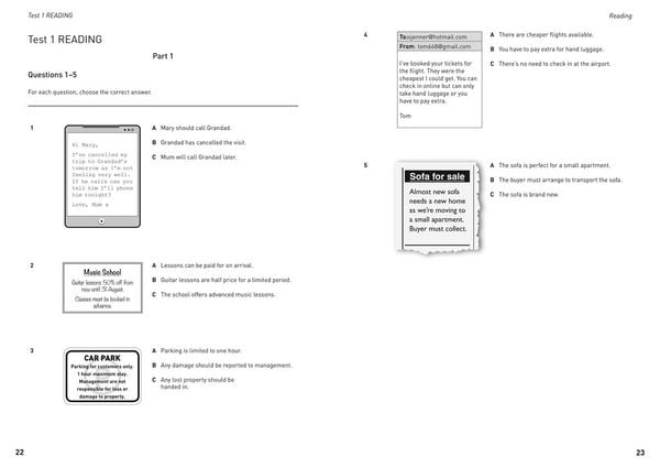 Produktbild: Practice Tests for B1 Preliminary