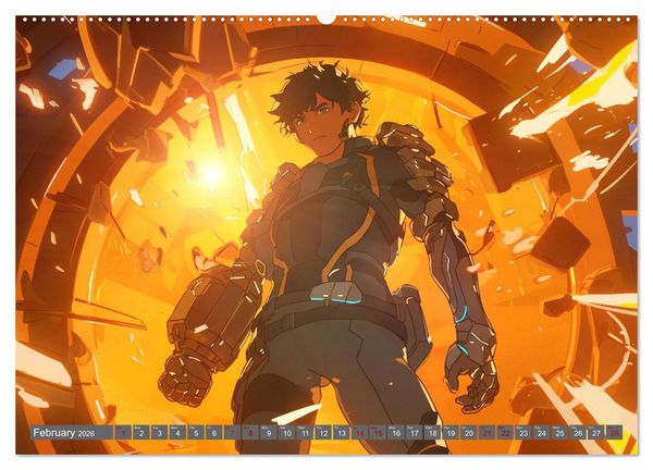 Produktbild: Starlight Warriors (High Quality Premium Wall Calendar 2026 DIN A2 landscape),CALVENDO 12 Month Wall Calendar