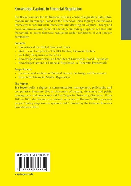Produktbild: Knowledge Capture in Financial Regulation