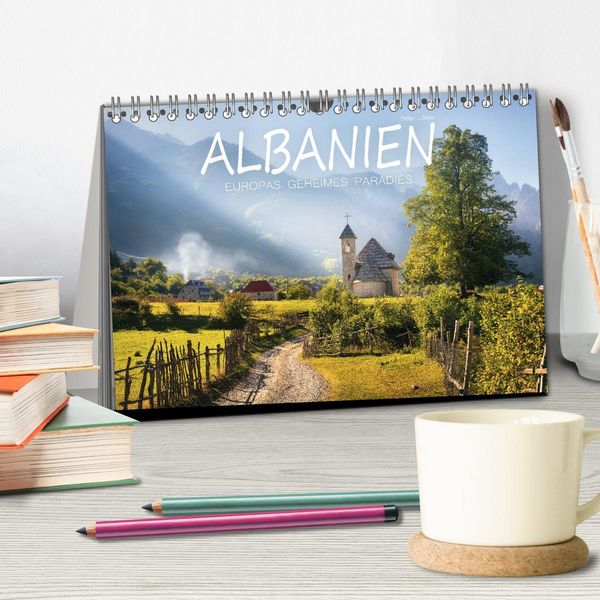 Produktbild: Albanien - Europas geheimes Paradies (Tischkalender 2026 DIN A5 quer), CALVENDO Monatskalender