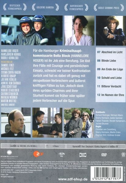 Produktbild: Bella Block - Box 2 (Fall 7-12) [3 DVDs]