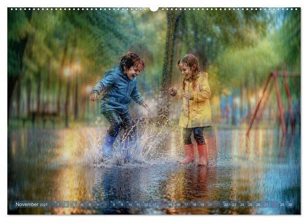 Produktbild: Pluviophil - Verr&uuml;ckt nach Regen (hochwertiger Premium Wandkalender 2027 DIN A2 quer), Kunstdruck in Hochglanz