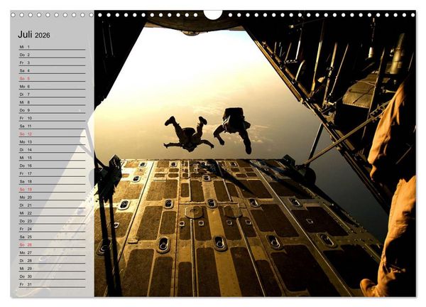 Produktbild: Fallschirmspringer. Absprung der U.S. Navy Seals (Wandkalender 2026 DIN A3 quer), CALVENDO Monatskalender