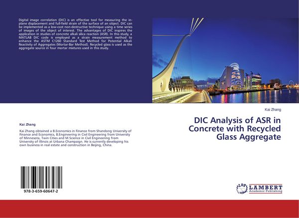 Produktbild: DIC Analysis of ASR in Concrete with Recycled Glass Aggregate