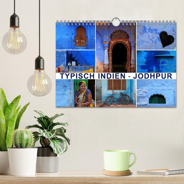 Produktbild: Typisch Indien - Jodhpur (Wandkalender 2026 DIN A4 quer), CALVENDO Monatskalender