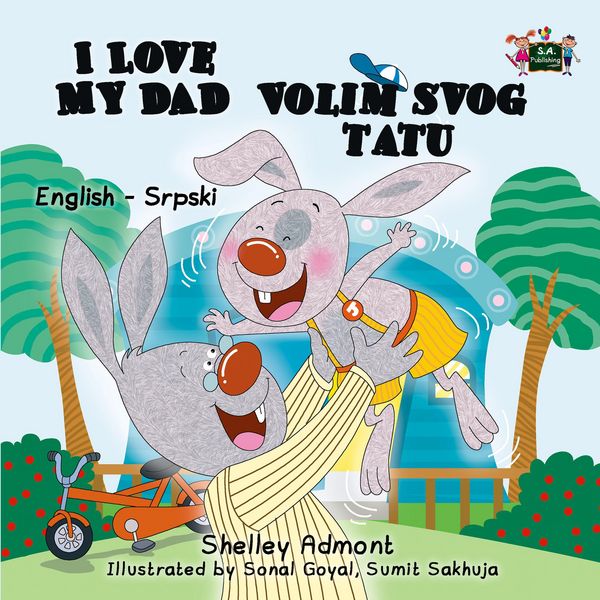 Produktbild: I Love My Dad Volim slog tatu (English Serbian Children's Book)