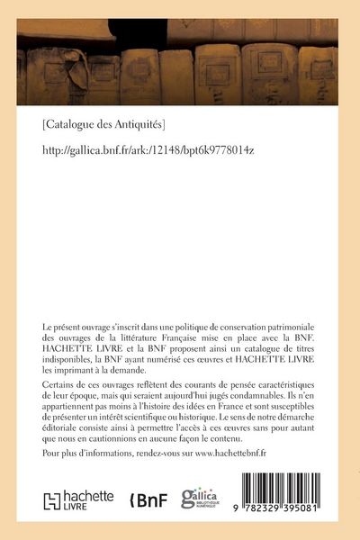 Produktbild: Catalogue d'antiquit&eacute;s