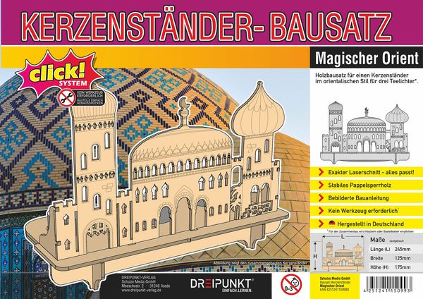 Produktbild: Magischer Orient Kerzenst&auml;nder-Bausatz