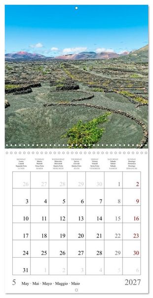 Produktbild: Canary Islands - Volcanic Beauties (Wall Calendar 2027 12 &times; 12 Inch) CALVENDO 12 Month Wall Calendar