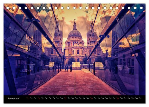 Produktbild: Weltmetropole London (Tischkalender 2026 DIN A5 quer), CALVENDO Monatskalender
