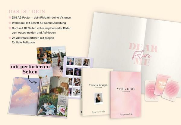 Produktbild: Vision Board: Dear Future Me &ndash; Bring your visions to life