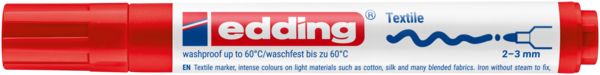 Produktbild: EDDING&reg; Textil Marker 4500, rot
