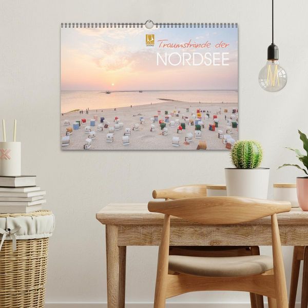 Produktbild: Traumstr&auml;nde der Nordsee (Wandkalender 2026 DIN A3 quer), CALVENDO Monatskalender
