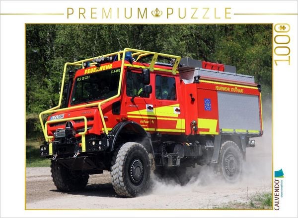 Produktbild: CALVENDO Puzzle Waldbrand Tankl&ouml;schfahrzeug U 5023, Baujahr 2023 | 1000 Teile Lege-Gr&ouml;&szlig;e 64x48cm Foto-Puzzle f&uuml;r gl&uuml;ckliche Stunden