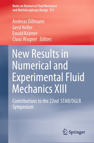 Produktbild: New Results in Numerical and Experimental Fluid Mechanics XIII