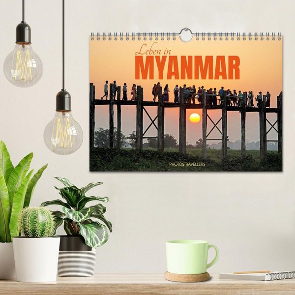 Produktbild: Leben in Myanmar (Wandkalender 2026 DIN A4 quer), CALVENDO Monatskalender