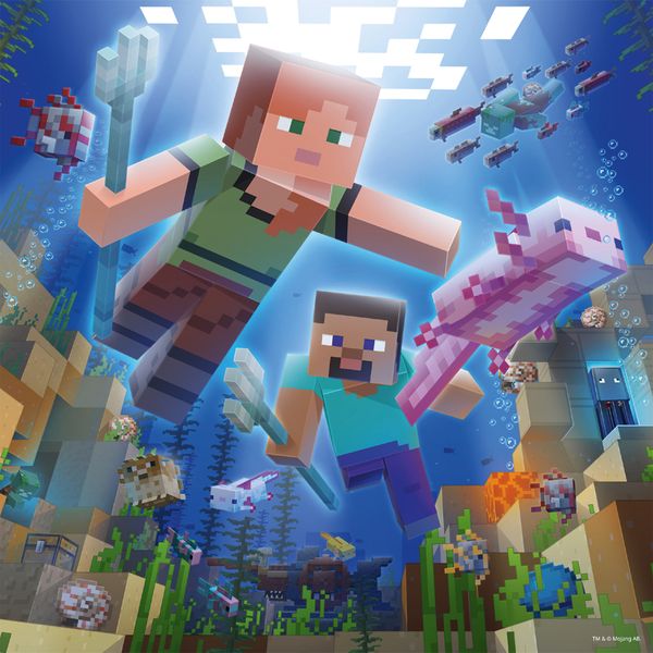 Produktbild: Kinderpuzzle 3x49 Teile - Minecraft Biomes