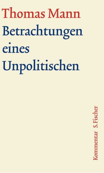 Produktbild: Betrachtungen eines Unpolitischen