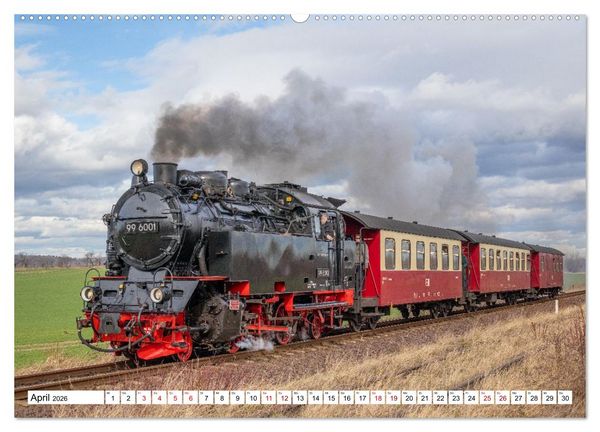 Produktbild: Selketalbahn im Harz (hochwertiger Premium Wandkalender 2026 DIN A2 quer), Kunstdruck in Hochglanz