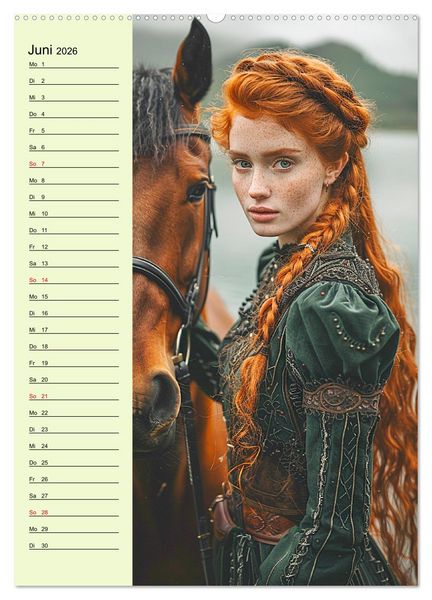 Produktbild: Rote Sch&ouml;nheiten. Nat&uuml;rliche Eleganz und wilde Anmut (hochwertiger Premium Wandkalender 2026 DIN A2 hoch), Kunstdruck in Hochglanz