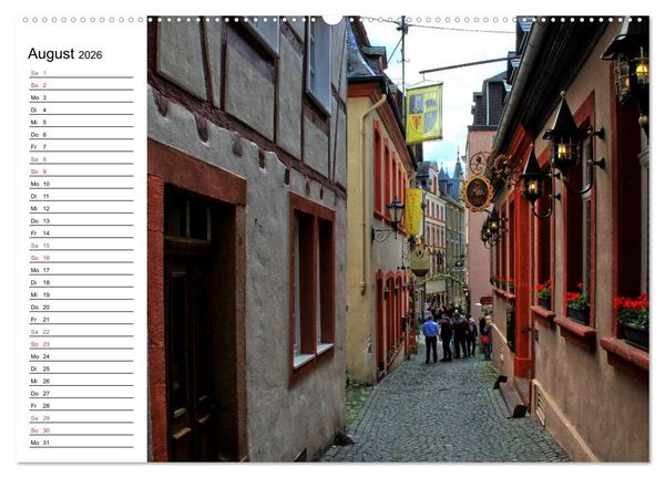 Produktbild: Eine Perle an der Mosel &ndash; Bernkastel-Kues (Wandkalender 2026 DIN A2 quer), CALVENDO Monatskalender