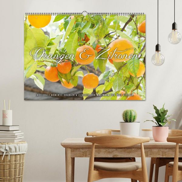 Produktbild: Emotionale Momente: Orangen & Zitronen. (Wandkalender 2026 DIN A2 quer), CALVENDO Monatskalender