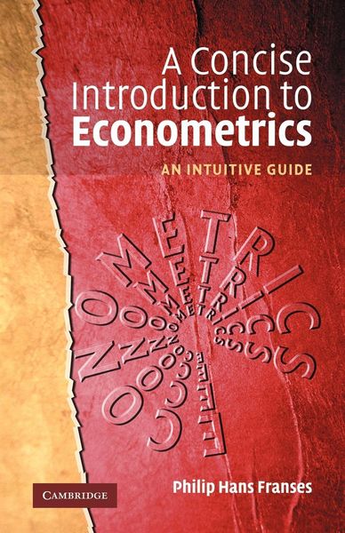Produktbild: A Concise Introduction to Econometrics