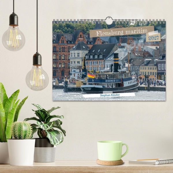 Produktbild: Flensburg maritim (Wandkalender 2027 DIN A4 quer), CALVENDO Monatskalender