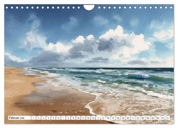 Produktbild: Meeresbrisen (Wandkalender 2026 DIN A4 quer), CALVENDO Monatskalender