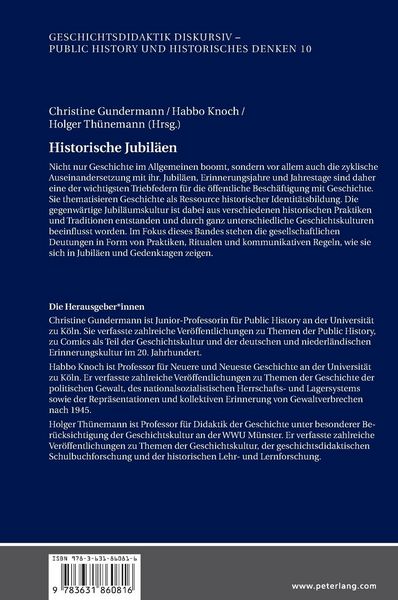 Produktbild: Historische Jubil&auml;en