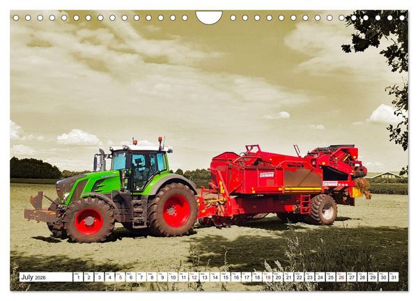 Produktbild: The fascination of agricultural machinery (Wall Calendar 2026 DIN A4 landscape), CALVENDO 12 Month Wall Calendar