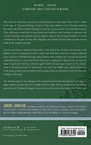 Produktbild: Patristic and Medieval Atonement Theory