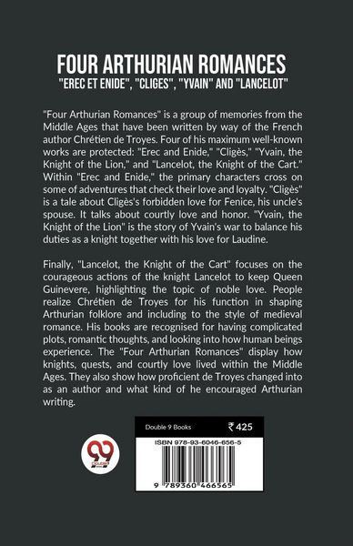 Produktbild: Four Arthurian Romances "erec Et Enide", "cliges", "yvain" and "lancelot"