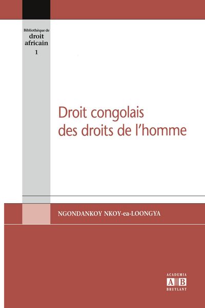 Produktbild: Droit congolais des droits de l'homme